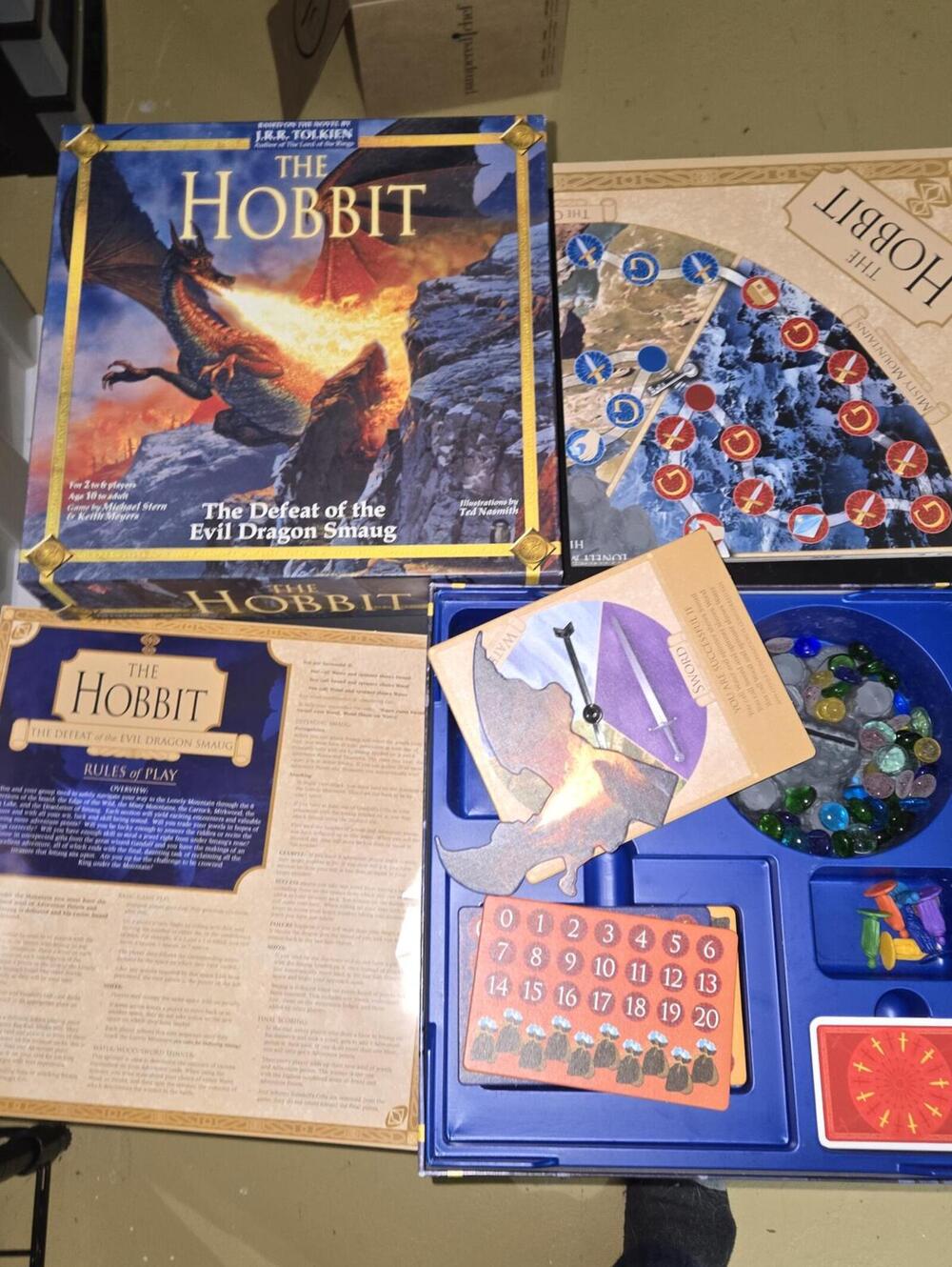 The Hobbit Board Game / Reiner Knizia / Complete / Excellent Condition